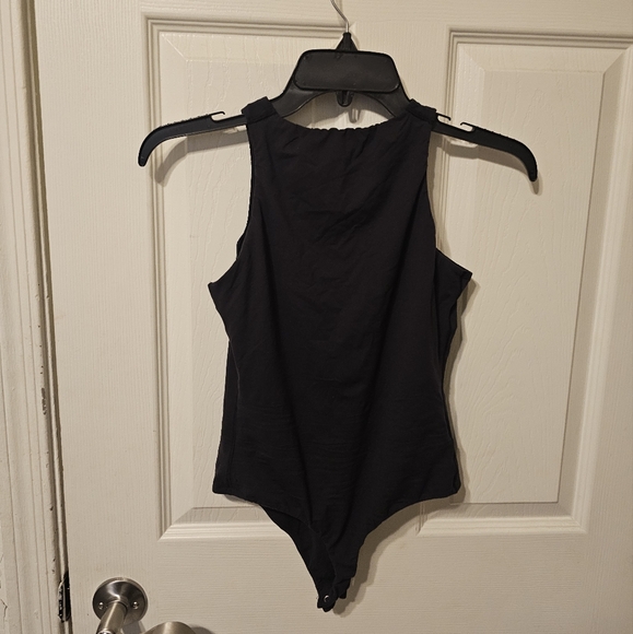 SKIMS Black High Neck Bodysuit SzL - Picture 2 of 7
